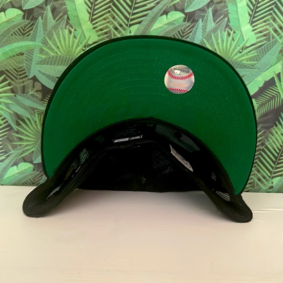 🟠🔵New era fitted New York Mets mesh hat size 7 5/8 - Picture 5 of 6